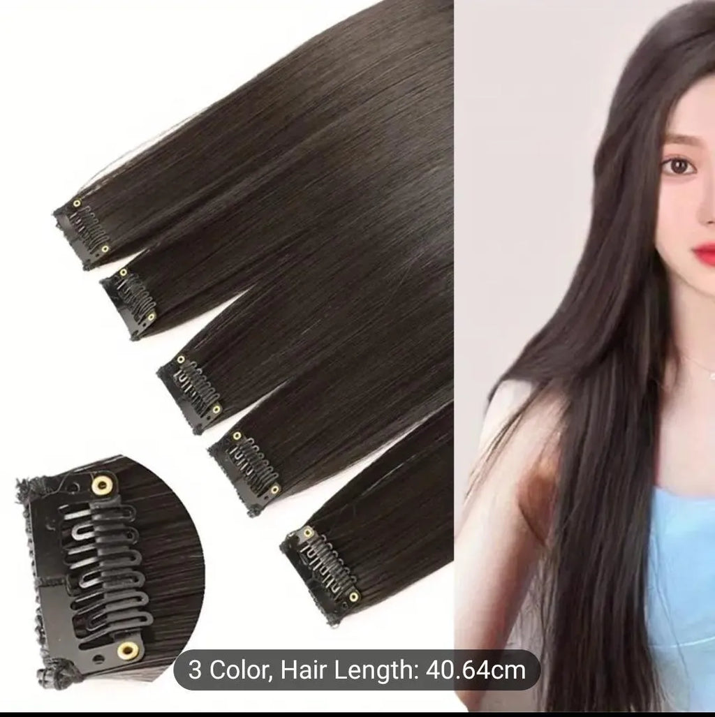 22 Inch Clip-In Hair Extensions – 6-Piece