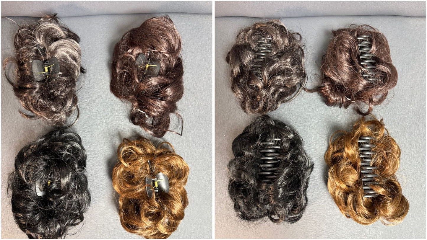 Extra Large Claw Clip Messy Curly Hair Bun