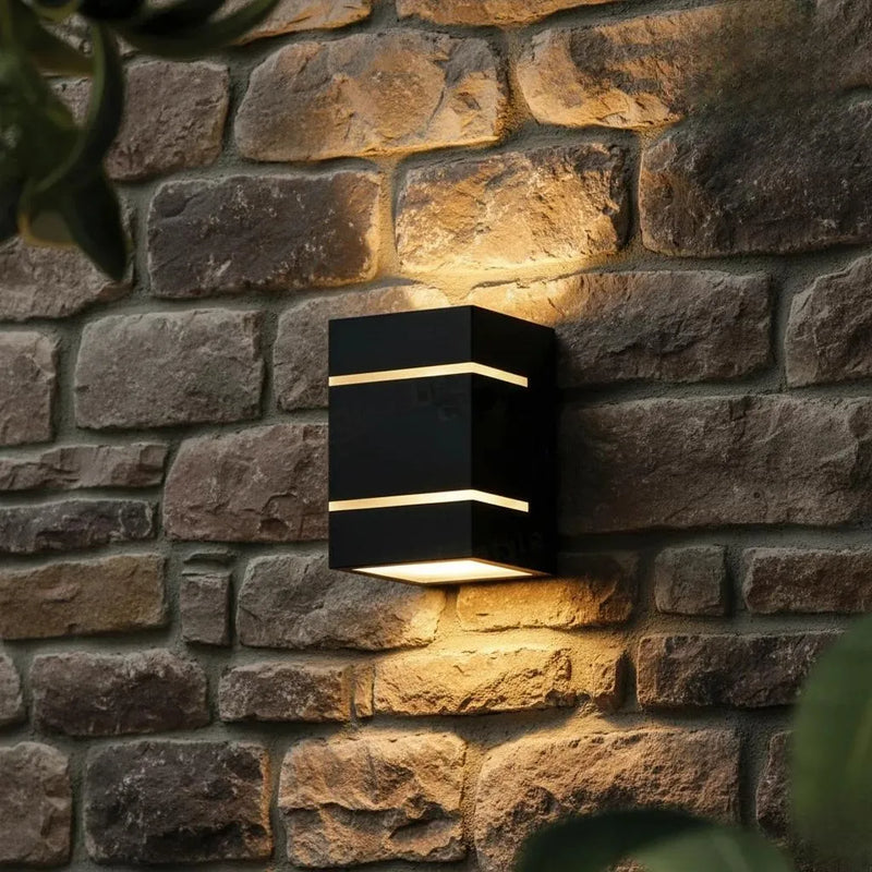 Black Wall Lamp with Golden Accents Light for Home & Office Decor