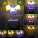 LED Mushroom Night Light 4 Pack Color Changing Sensor Activated Lamp