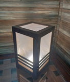 Modern Wooden Table Lamp Black Golden Light Small Rechargeable Lamp