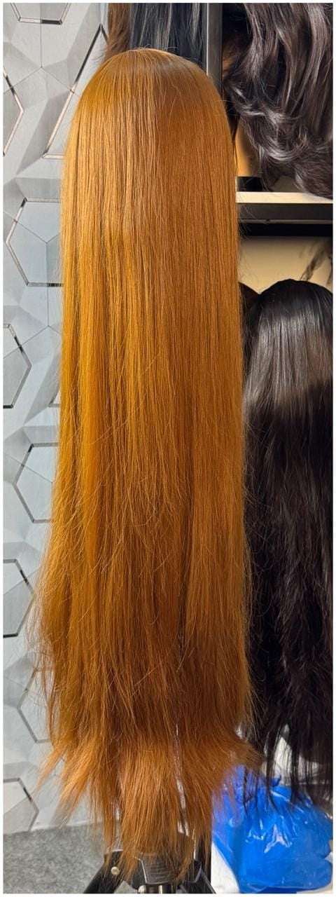 45 Inch Long Straight Auburn Wig